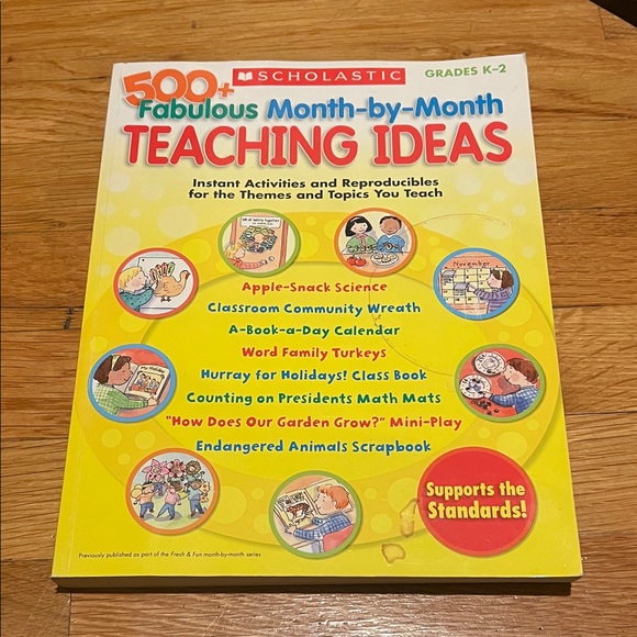 Scholastic Other - Scholastic Teaching Ideas Book - Vibrant Yellow and Red